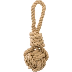 Cuerda de algodón con pelota y nudo