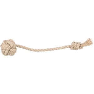 Cuerda de cáñamo/algodón con pelota 33cm